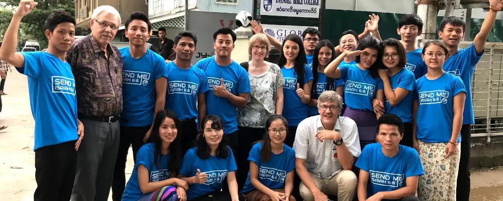 Sanan siementä lähelle ja kauas sekä lähetysintoa Myanmariin